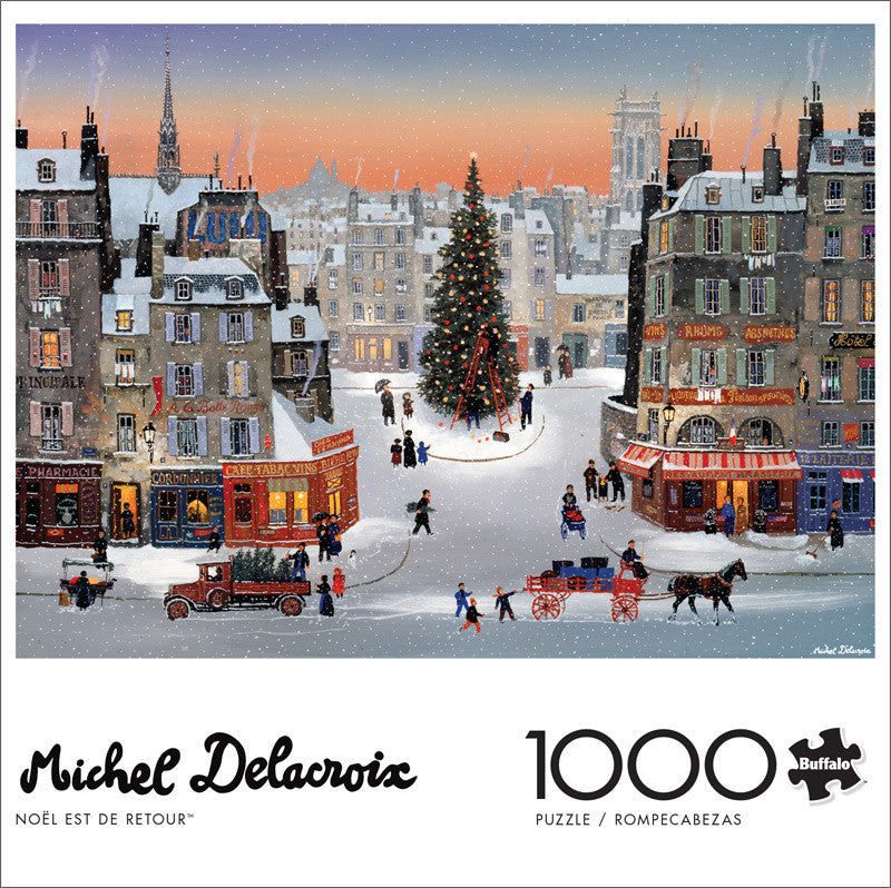 Michel Delacroix: Noël est de Retour 1000 Piece Puzzle
