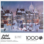 Michel Delacroix: Christmas in Monmartre 1000 Piece Puzzle