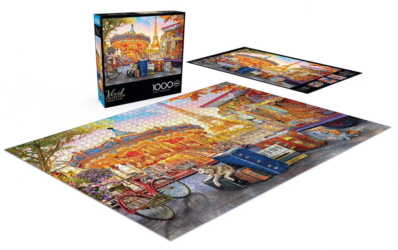 Vivid: Carrousel de Paris 1000 Piece Puzzle