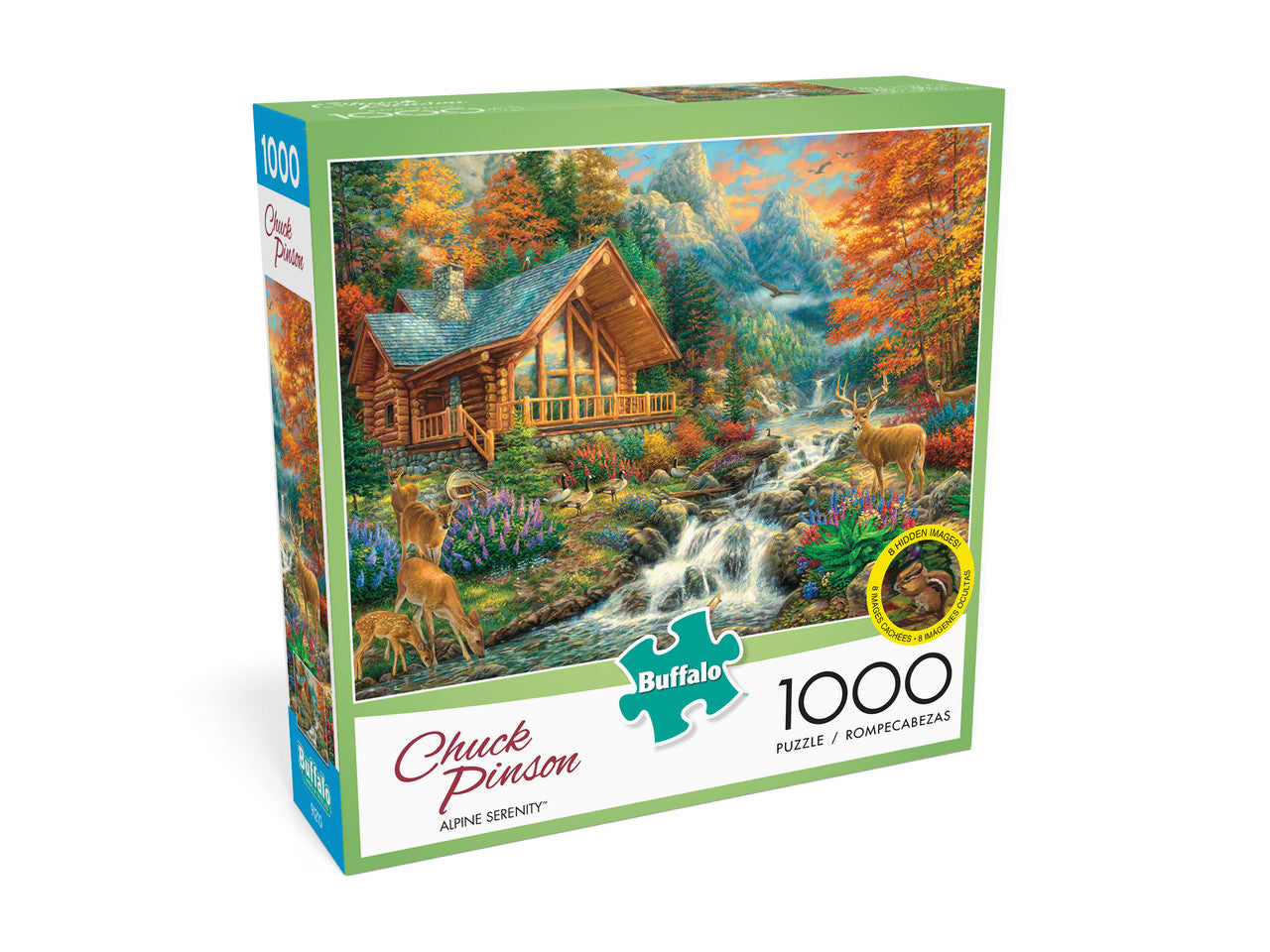 Chuck Pinson Alpine Serenity 1000 Piece Jigsaw Puzzle Box