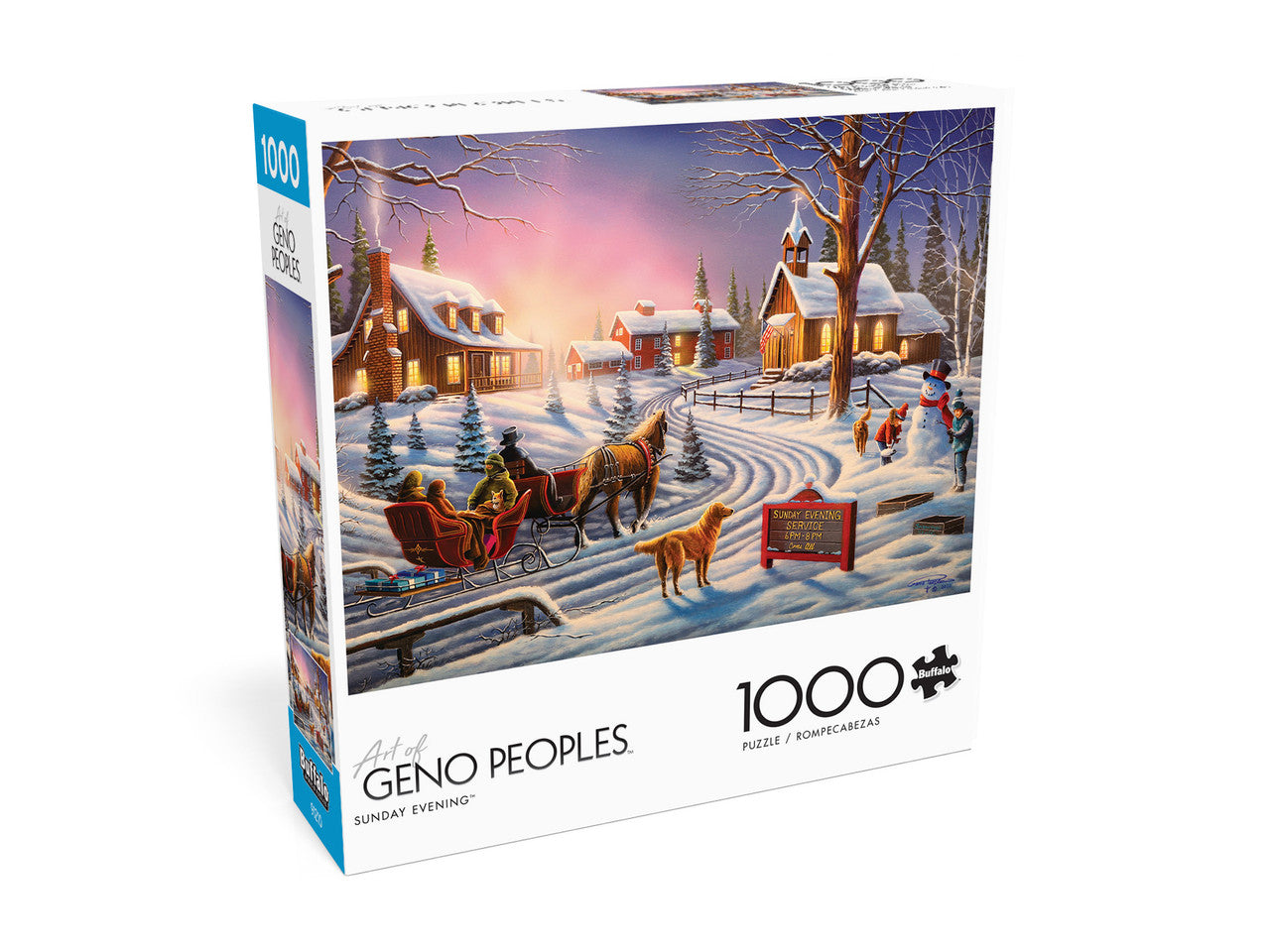 Geno Peoples: Sunday Evening 1000 Piece Puzzle