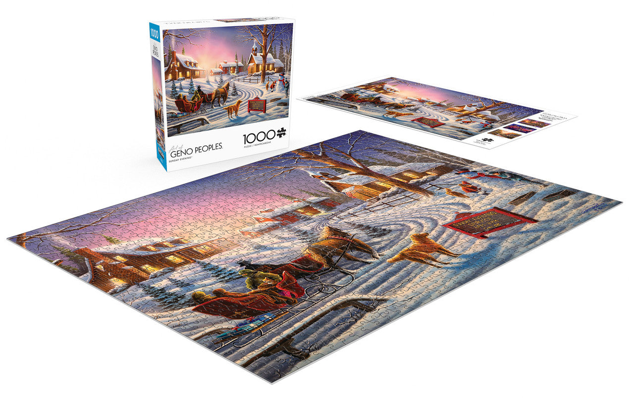Geno Peoples: Sunday Evening 1000 Piece Puzzle