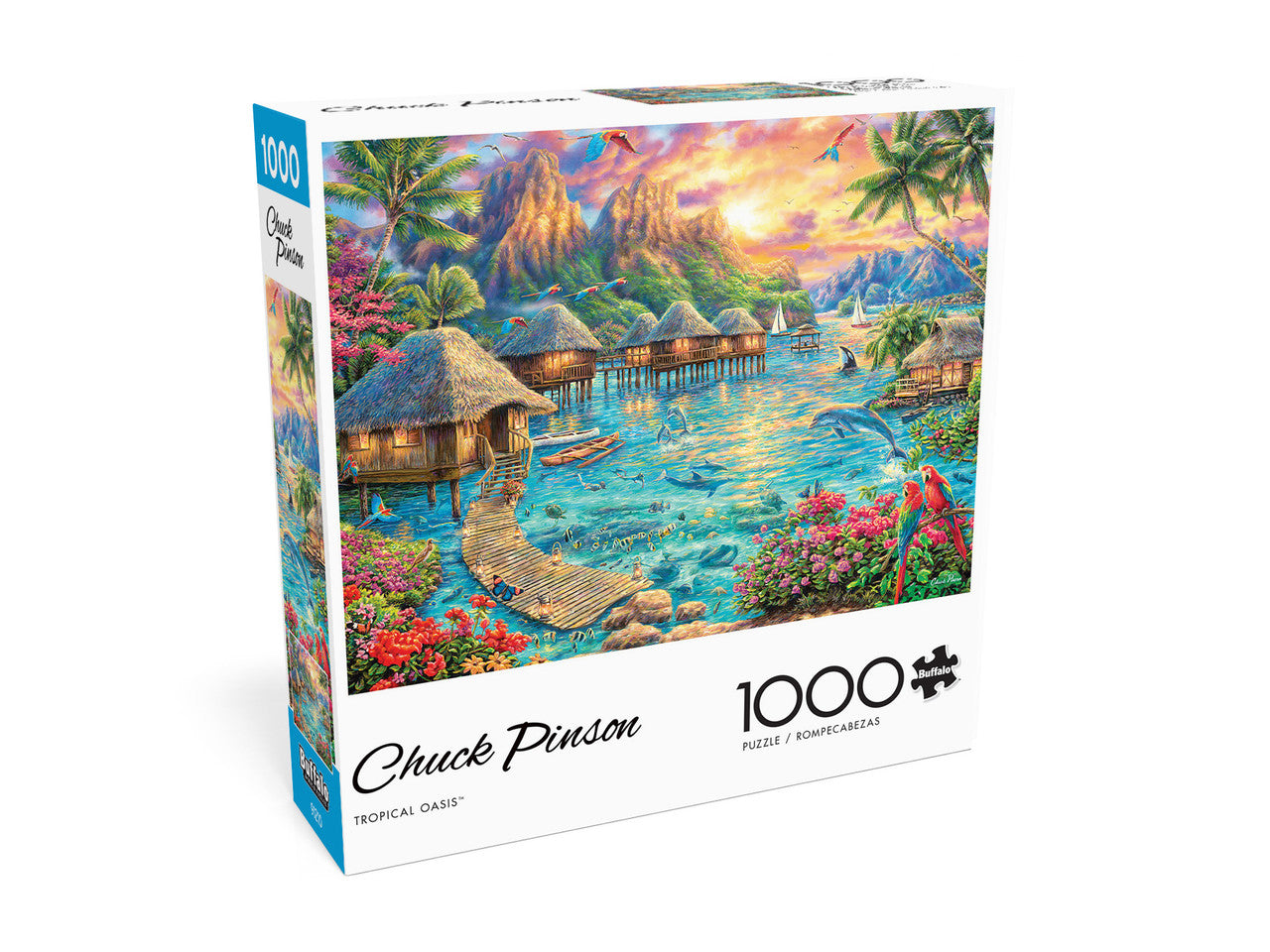 Chuck Pinson's Escapes: Tropical Oasis 1000 Piece Puzzle