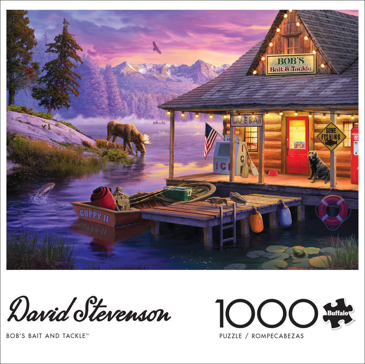 Escapes: David Stevenson: Bob's Bait & Tackle 1000 Piece Puzzle