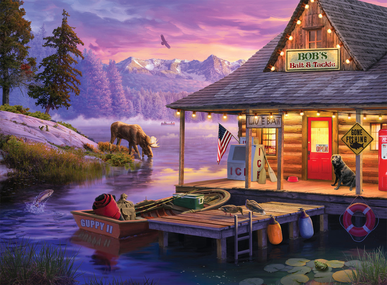 Escapes: David Stevenson: Bob's Bait & Tackle 1000 Piece Puzzle