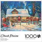 Chuck Pinson's Escapes: Winter's Oasis 1000 Piece Puzzle
