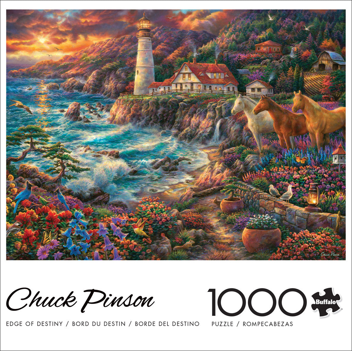 Chuck Pinson's Escapes: Edge of Destiny 1000 Piece Puzzle