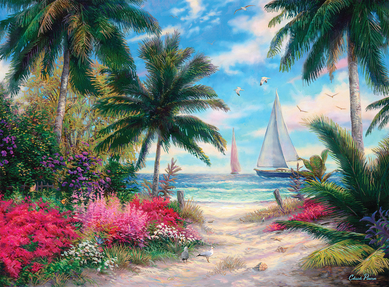 Chuck Pinson's Escapes: Sea Breeze Trail 1000 Piece Puzzle