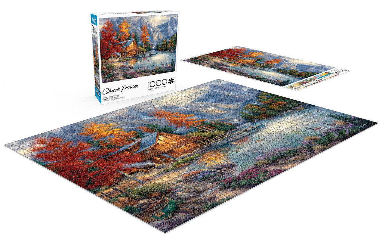 Chuck Pinson's Escapes: Space For Reflection 1000 Piece Puzzle