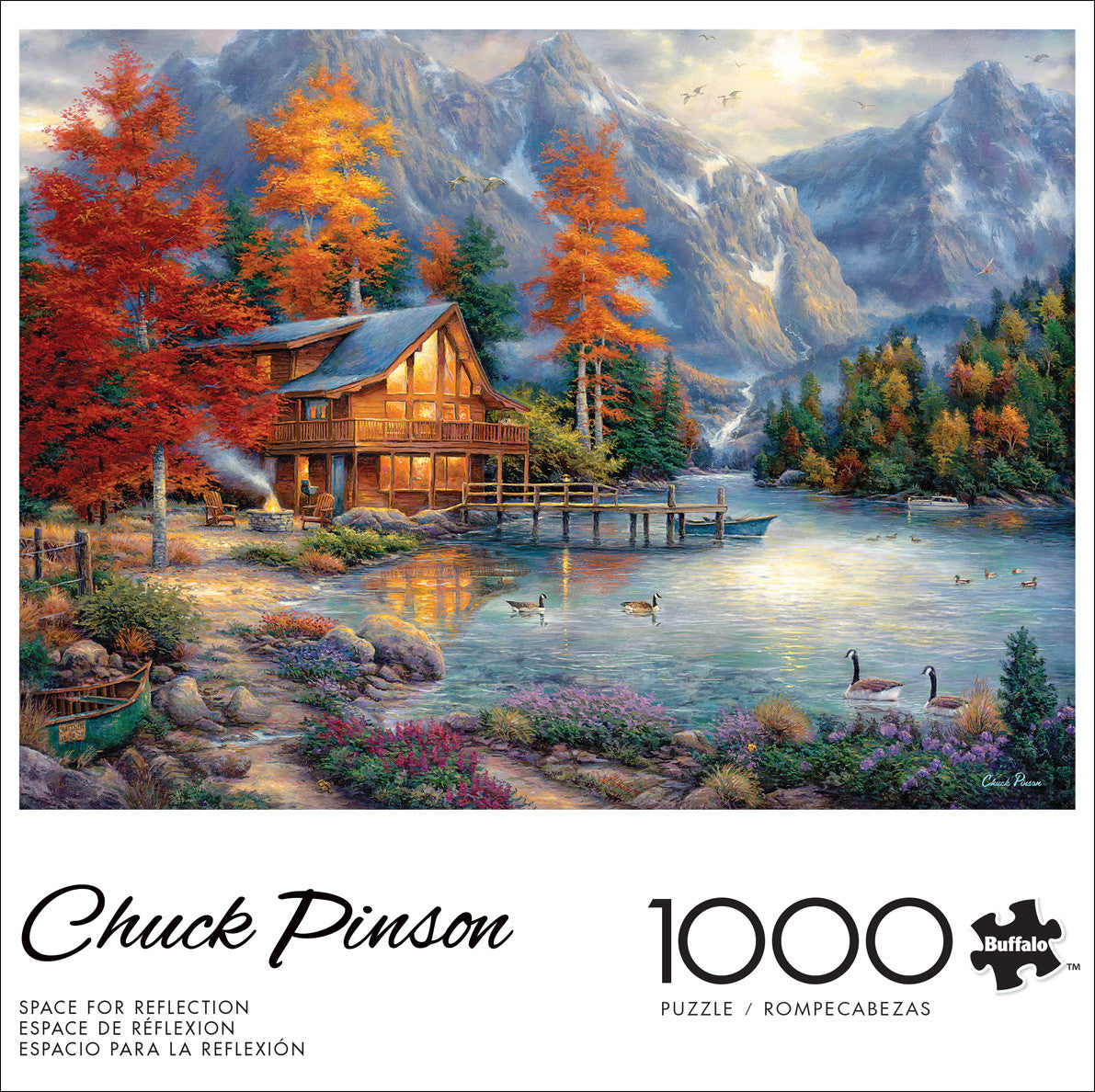 Chuck Pinson's Escapes: Space For Reflection 1000 Piece Puzzle