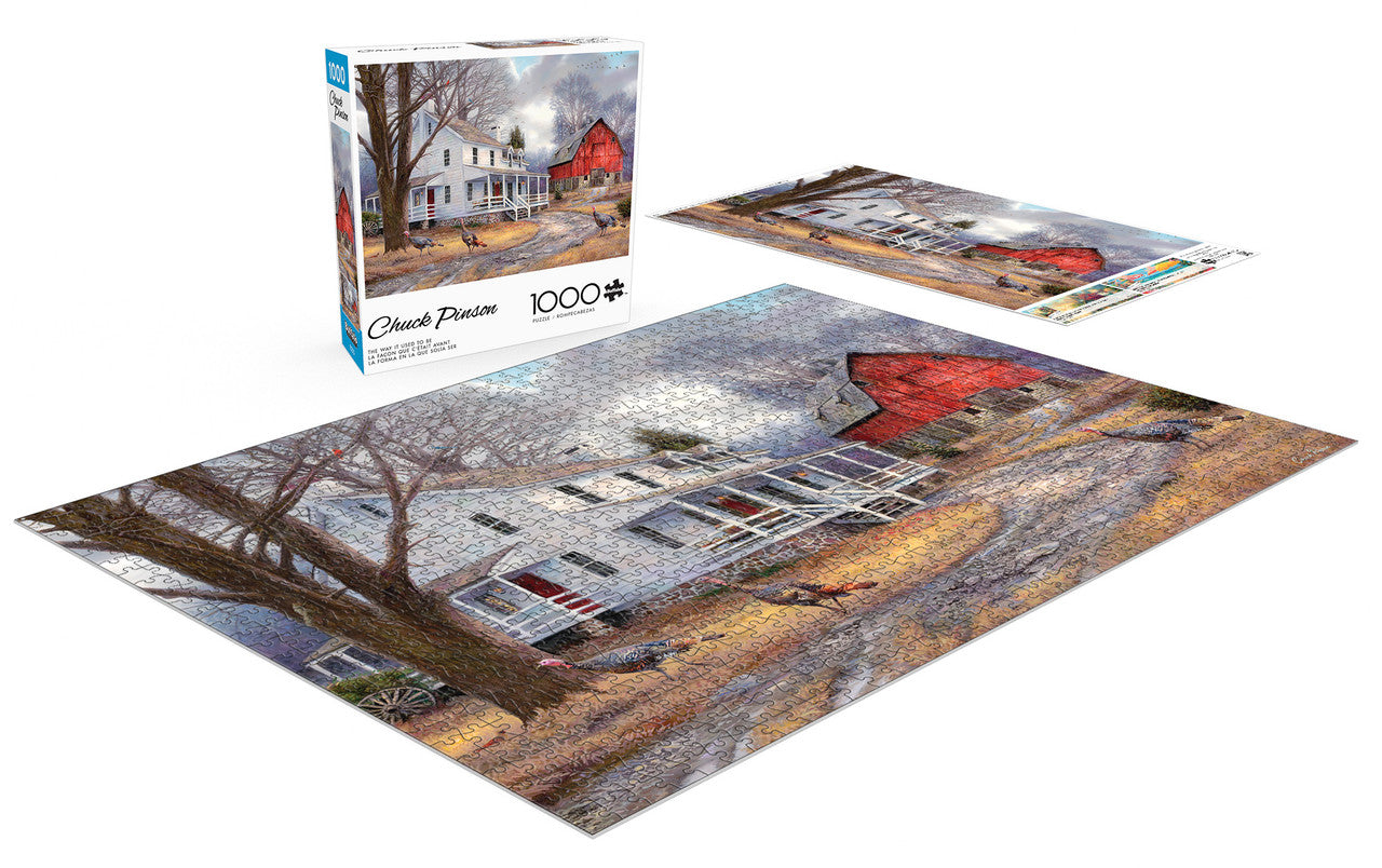 Chuck Pinson's Escapes: The Way it Used to Be 1000 Piece Puzzle