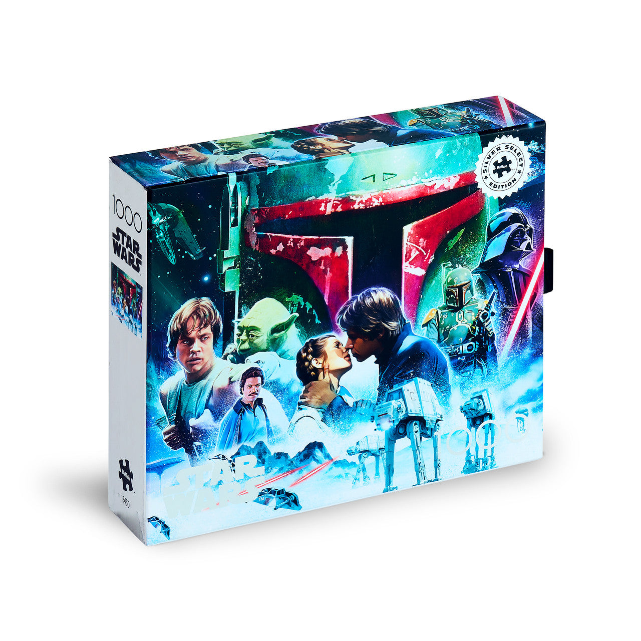 Star Wars The Rebellion’s Defeat 1000 Piece Puzzle - Silver Select: Giftable Box With Silver Foil Accents