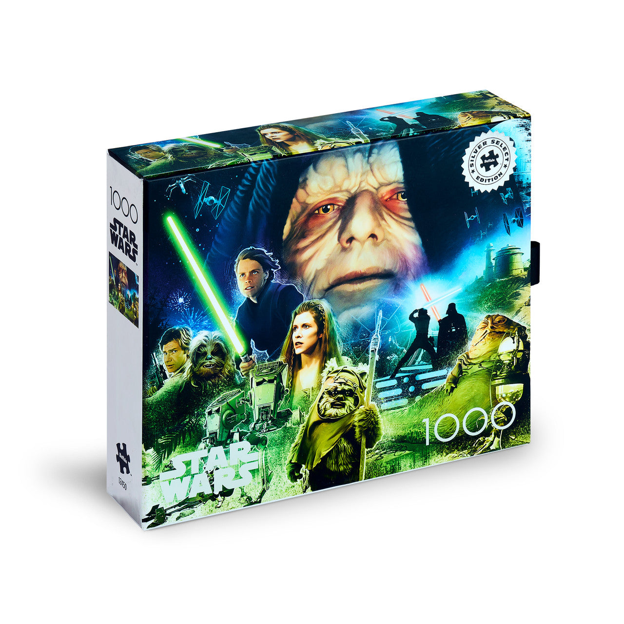 Star Wars Victory for the Rebellion 1000 Piece Puzzle - Silver Select: Giftable Box With Silver Foil Accents