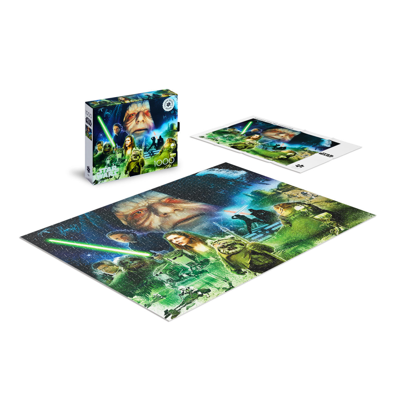 Star Wars Victory for the Rebellion 1000 Piece Puzzle - Silver Select: Giftable Box With Silver Foil Accents