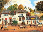 Charles Wysocki - Olde Cape Cod 1000 Piece Puzzle - Silver Select: Giftable Box With Silver Foil Accents