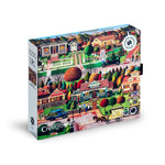 Charles Wysocki: Silver Select Labor Day in Bungalowville 1000 Piece Puzzle