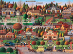 Charles Wysocki: Silver Select Labor Day in Bungalowville 1000 Piece Puzzle