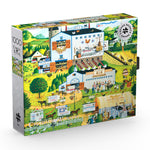Charles Wysocki: Silver Select Sunny Side Up 1000 Piece Puzzle (giftable box with silver foil accents)