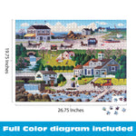 Charles Wysocki - Cricket Hawk Habor - Siver Select 1000 Piece Jigsaw Puzzle