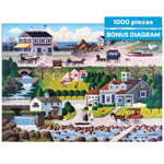 Charles Wysocki - Cricket Hawk Habor - Siver Select 1000 Piece Jigsaw Puzzle