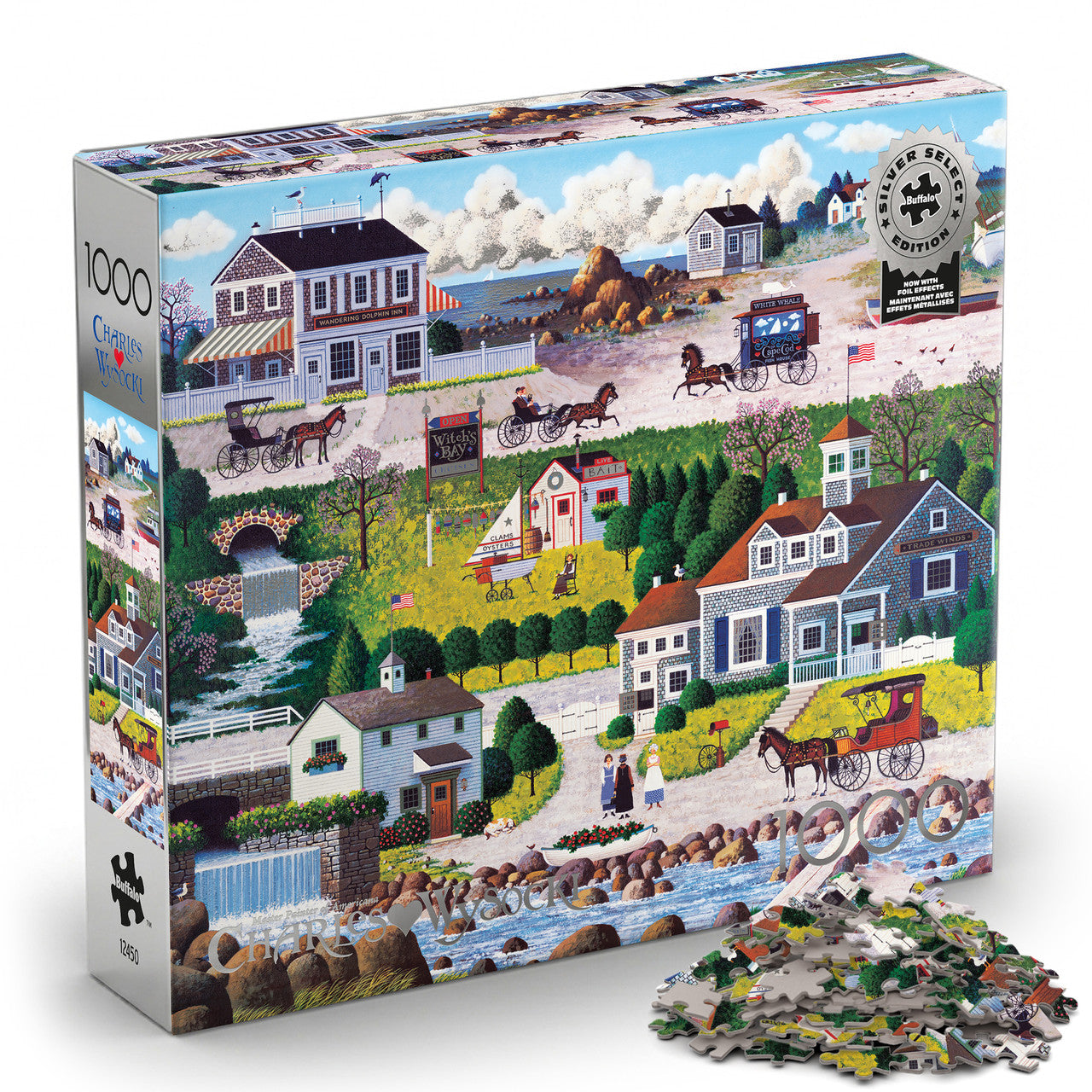 Charles Wysocki: Silver Select: Cricket Hawk Harbor 1000 Piece Puzzle