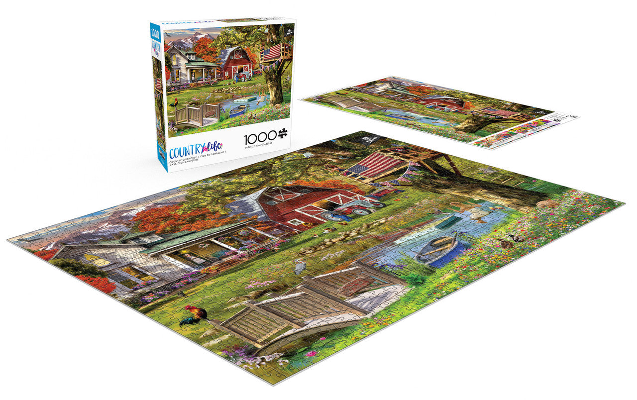 Country Life: Country Clubhouse 1000 Piece Puzzle