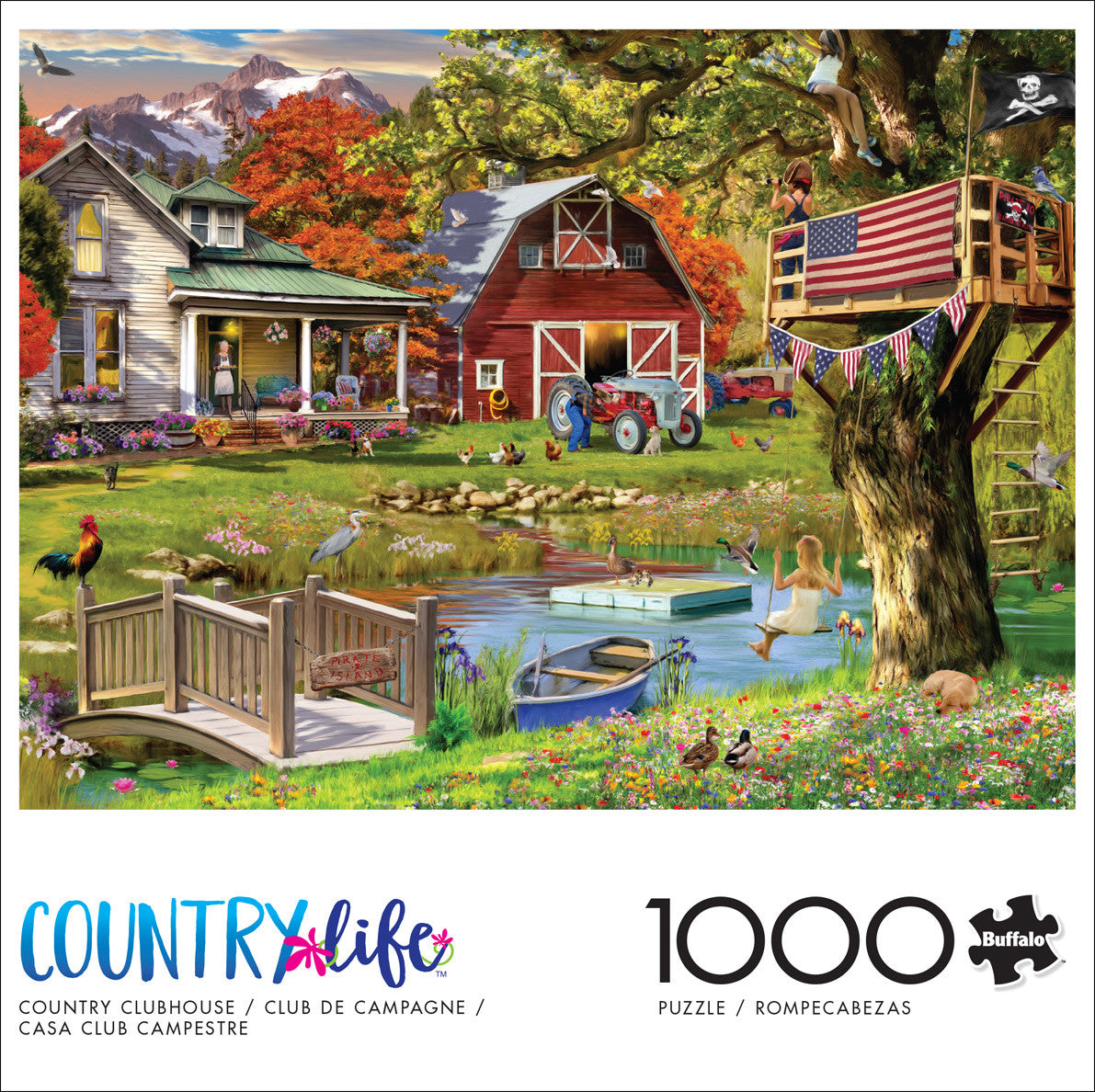 Country Life: Country Clubhouse 1000 Piece Puzzle