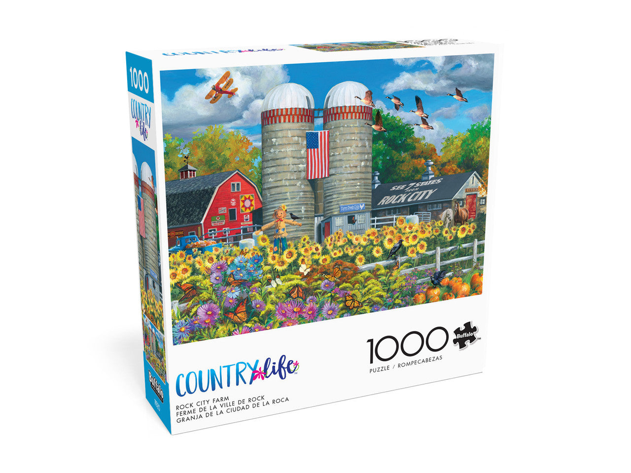 Country Life: Rock City Farm 1000 Piece Puzzle