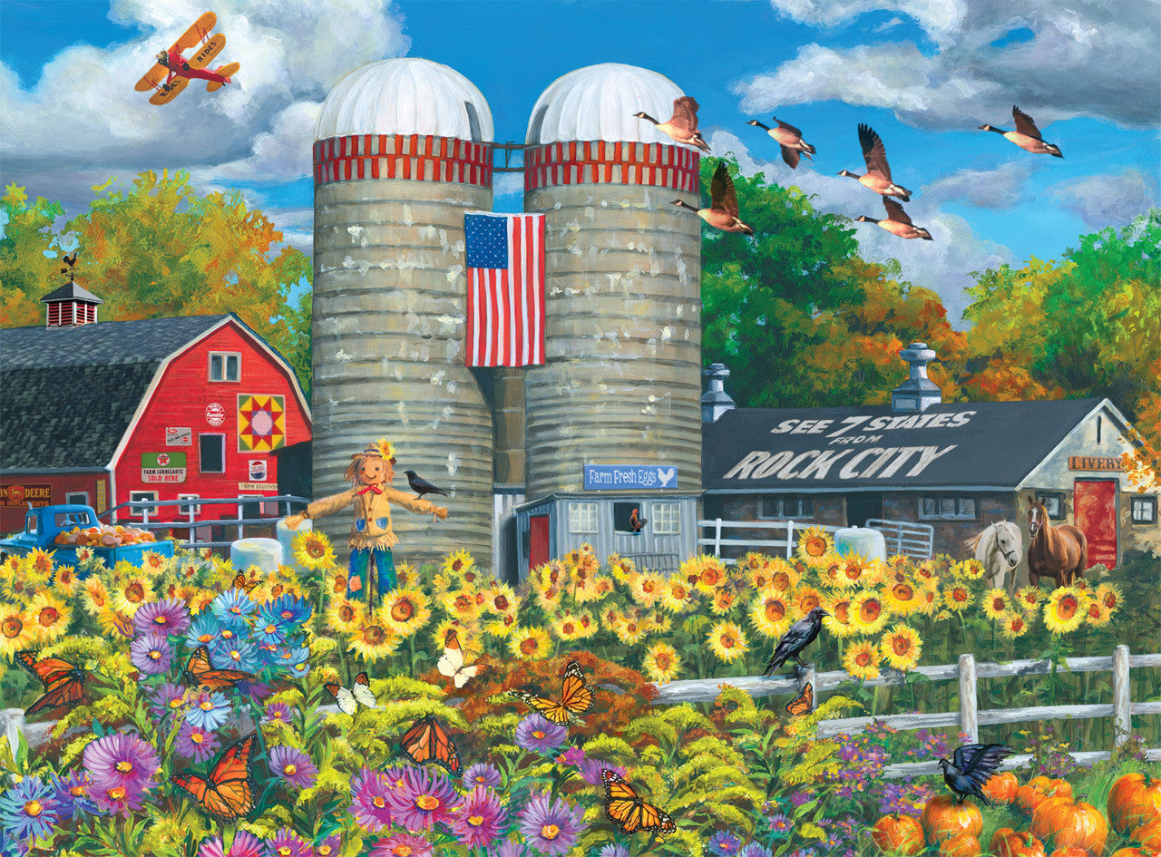 Country Life: Rock City Farm 1000 Piece Puzzle