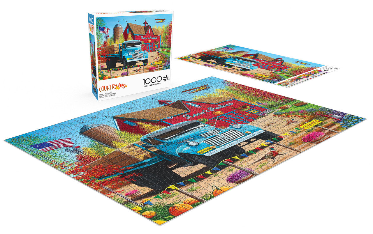 Country Life: Rene's Produce 1000 Piece Puzzle