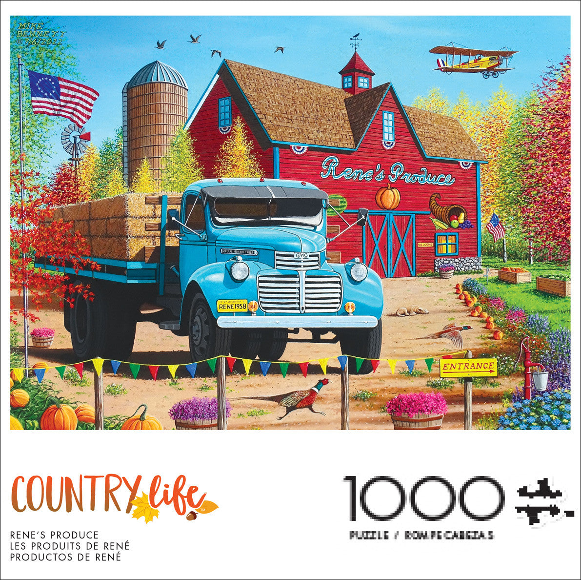 Country Life: Rene's Produce 1000 Piece Puzzle