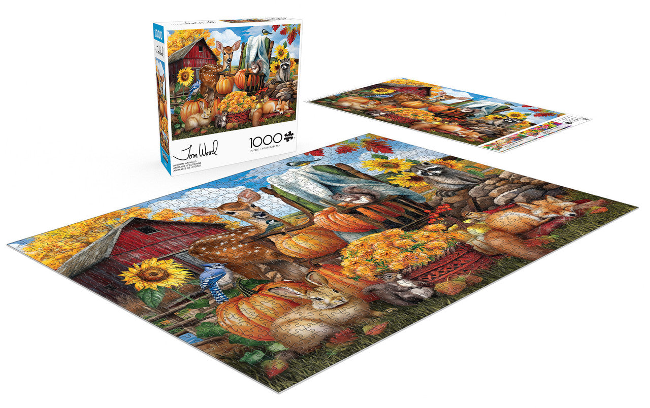 Country Life: Autumn Animals 1000 Piece Puzzle
