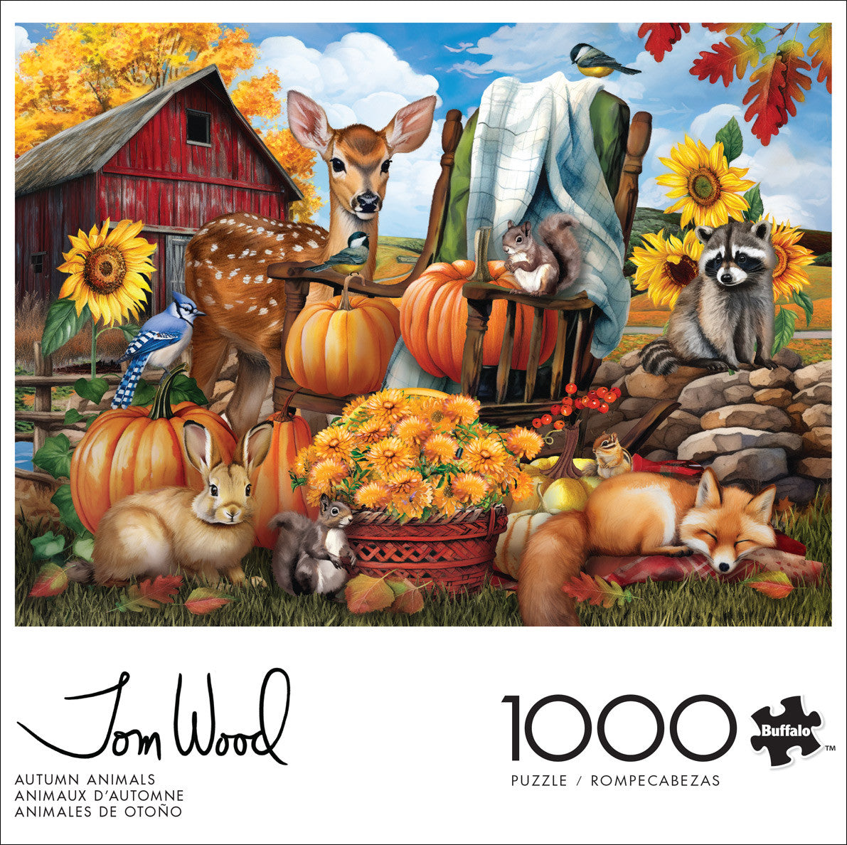 Country Life: Autumn Animals 1000 Piece Puzzle