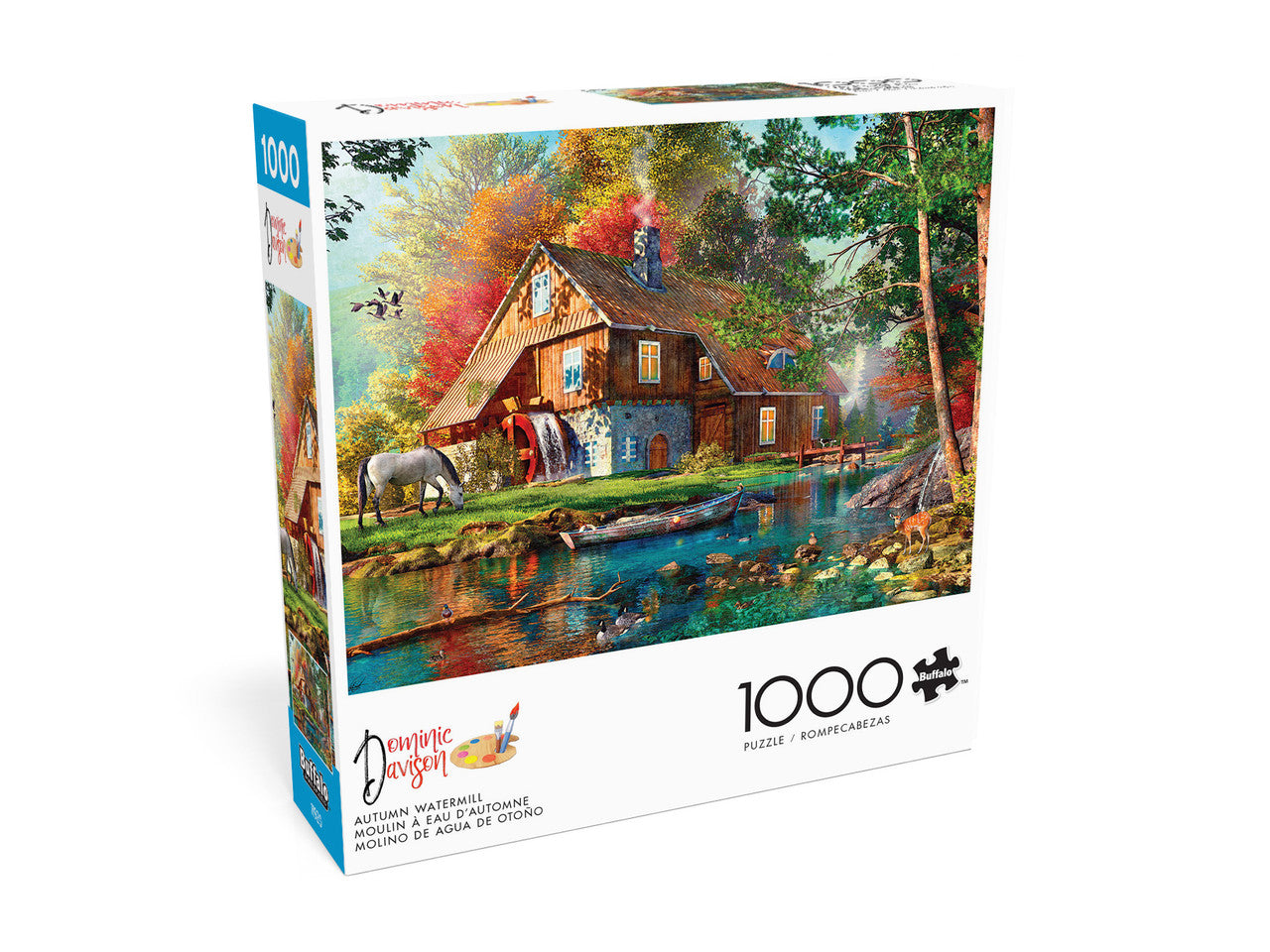 Country Life: Autumn Watermill 1000 Piece Puzzle