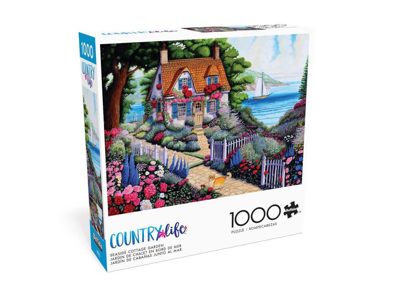 Country Life: Seaside Cottage Garden 1000 Piece Puzzle