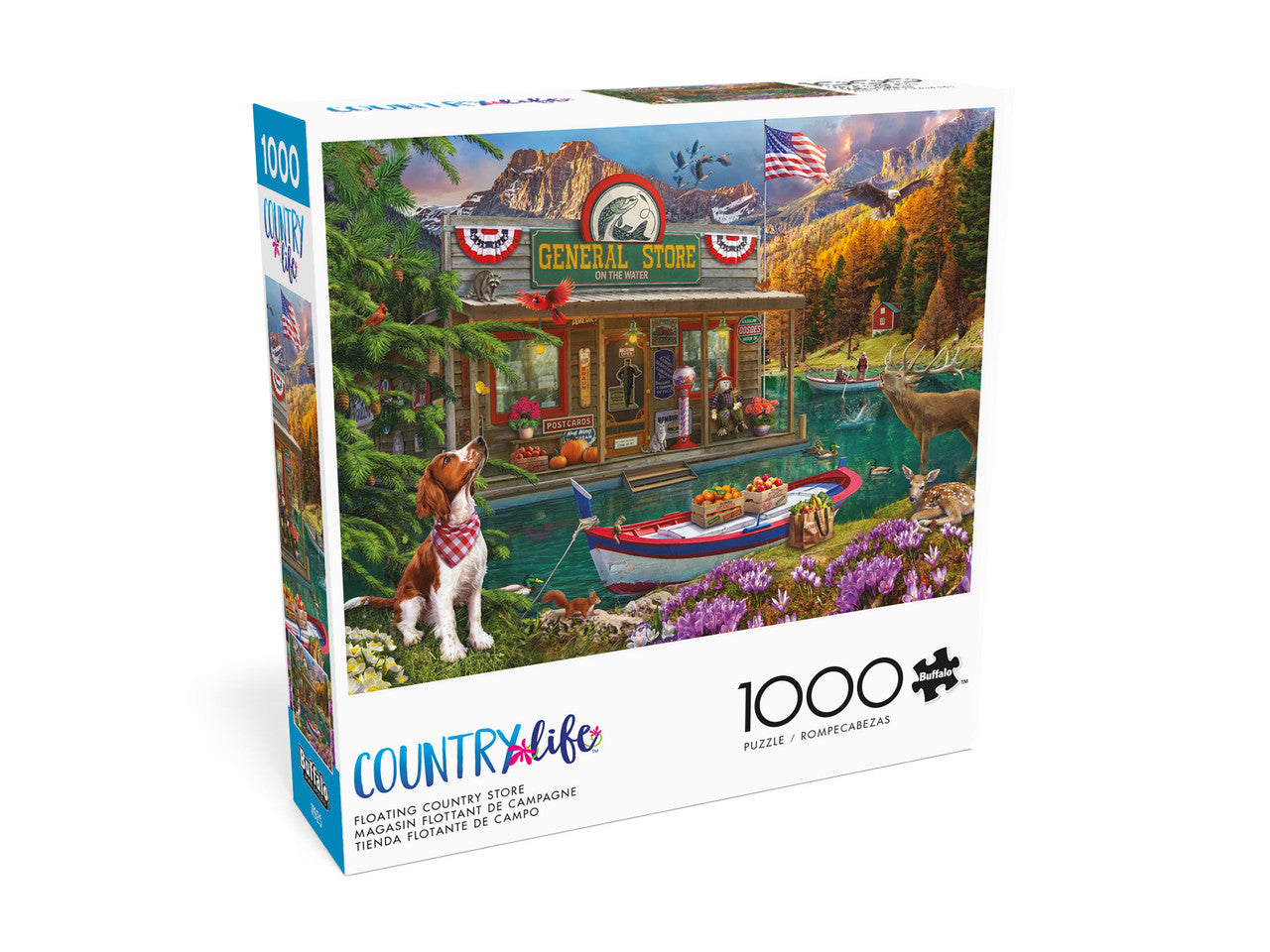 Country Life: Floating Country Store 1000 Piece Puzzle