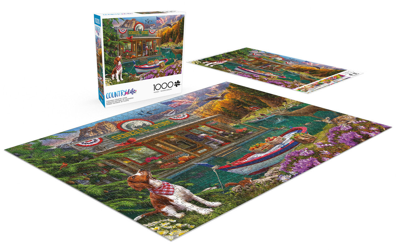 Country Life: Floating Country Store 1000 Piece Puzzle