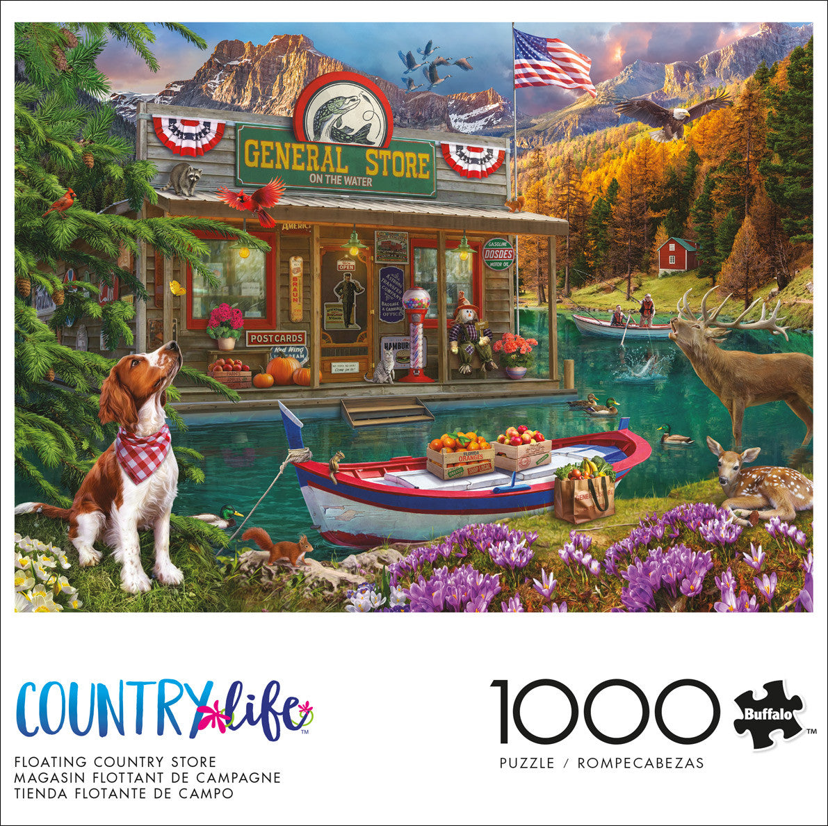 Country Life: Floating Country Store 1000 Piece Puzzle