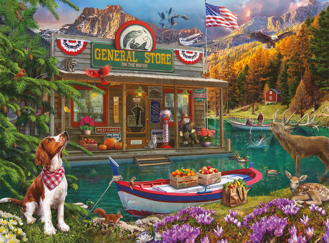 Country Life: Floating Country Store 1000 Piece Puzzle
