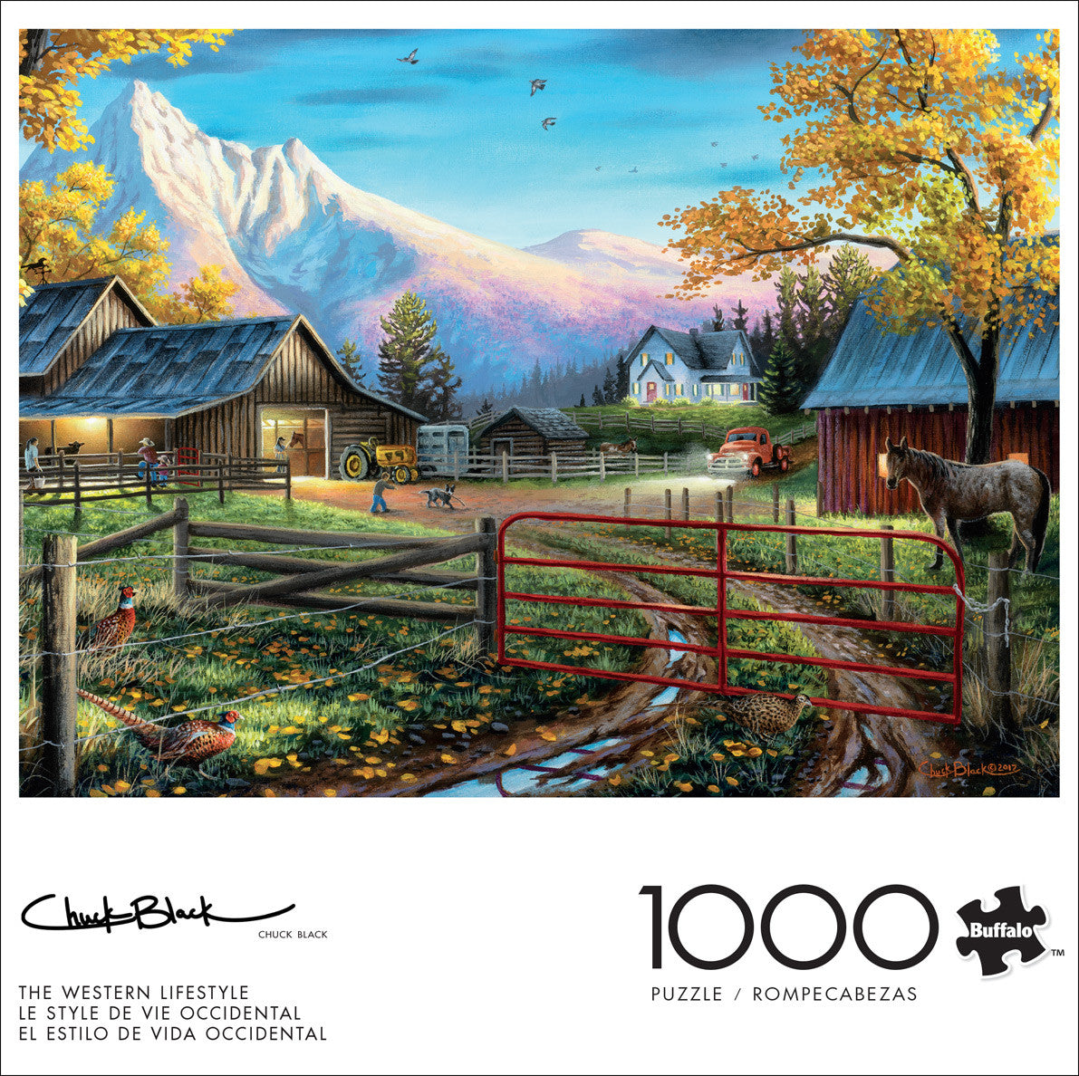 Country Life: The Western Lifestyle 1000 Piece Puzzle