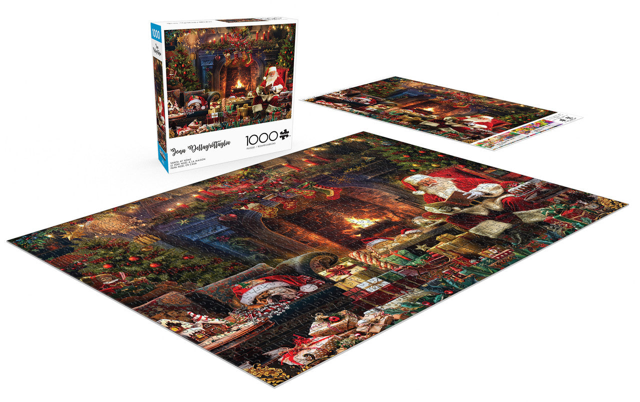 Santa at Home 1000 Piece Puzzle