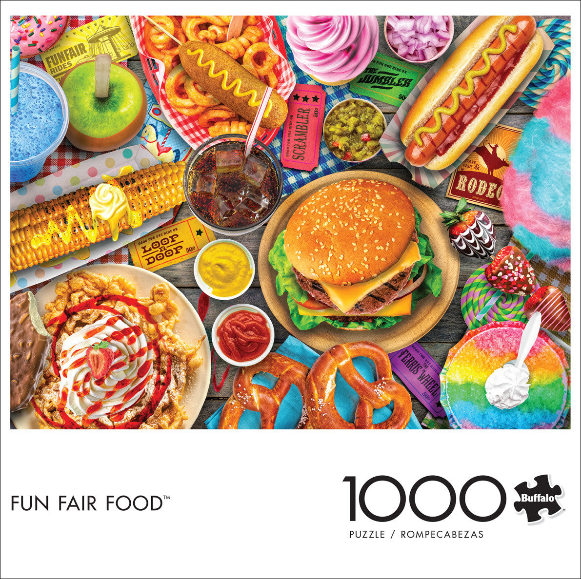 Lars Stewart:  Fun Fair Food 1000 Piece Puzzle