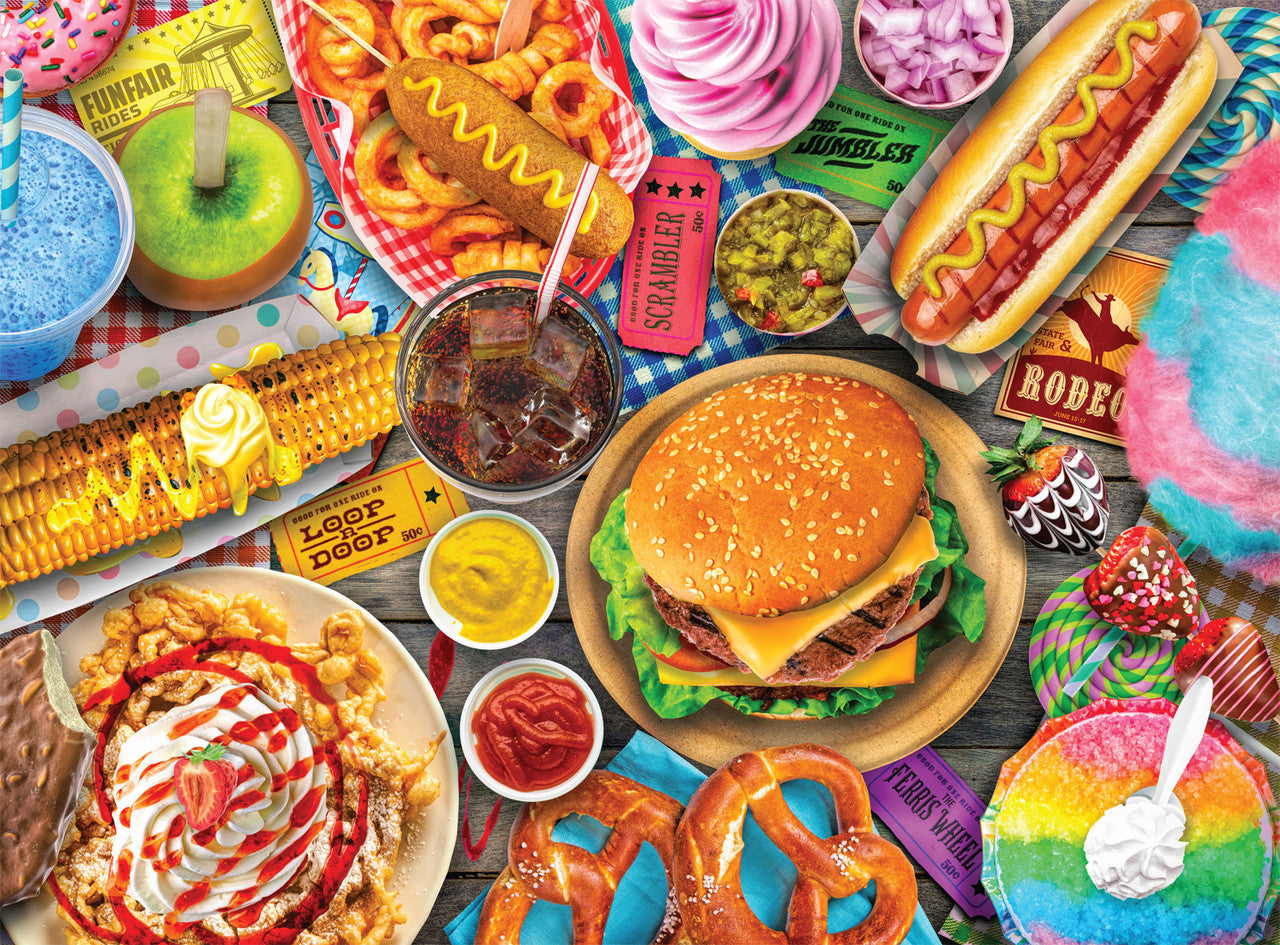 Lars Stewart:  Fun Fair Food 1000 Piece Puzzle