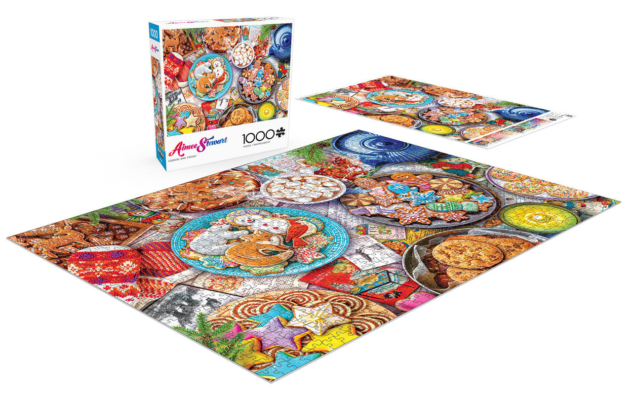 Aimee Stewart:  Cookies and Cocoa 1000 Piece Puzzle