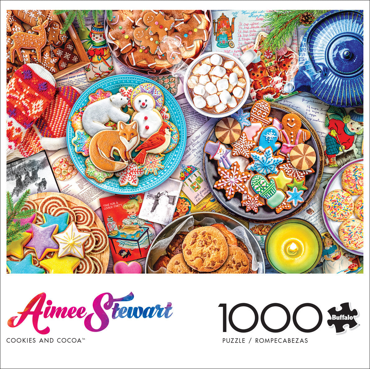 Aimee Stewart:  Cookies and Cocoa 1000 Piece Puzzle