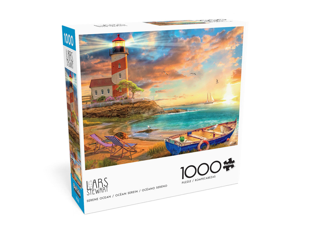 Lars Stewart: Serene Ocean 1000 Piece Puzzle