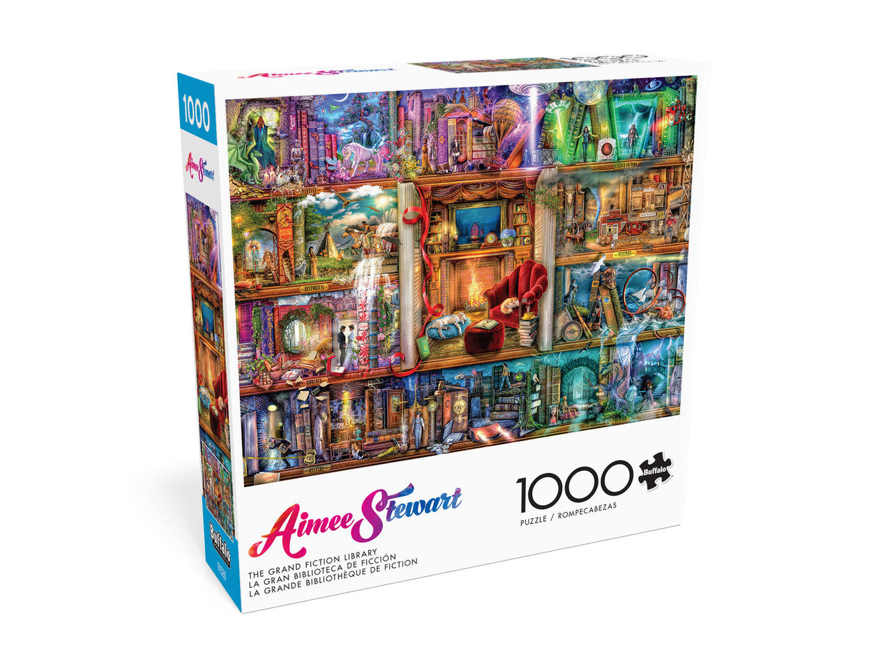 Aimee Stewart:  The Grand Fiction Library 1000 Piece Puzzle