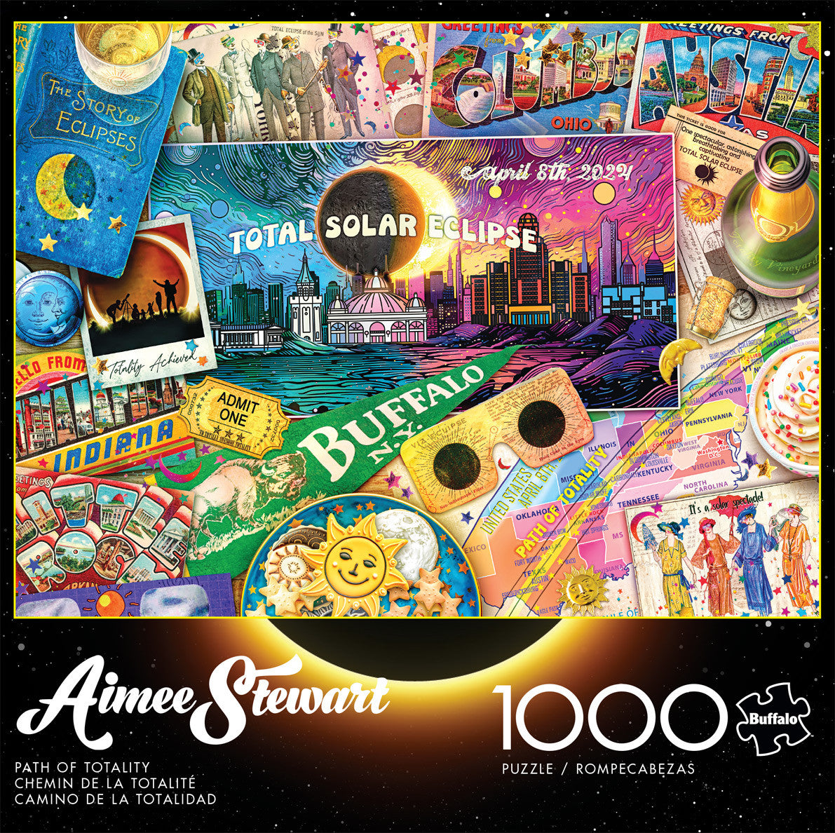 Aimee Stewart:  Path of Totality 1000 Piece Puzzle