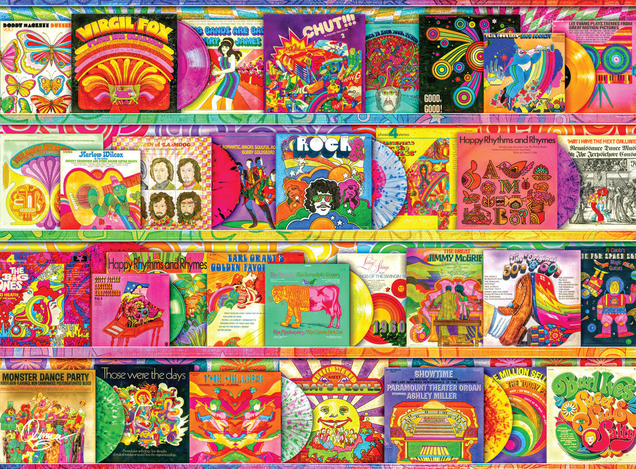 Aimee Stewart:  Retro Album Covers 1000 Piece Puzzle