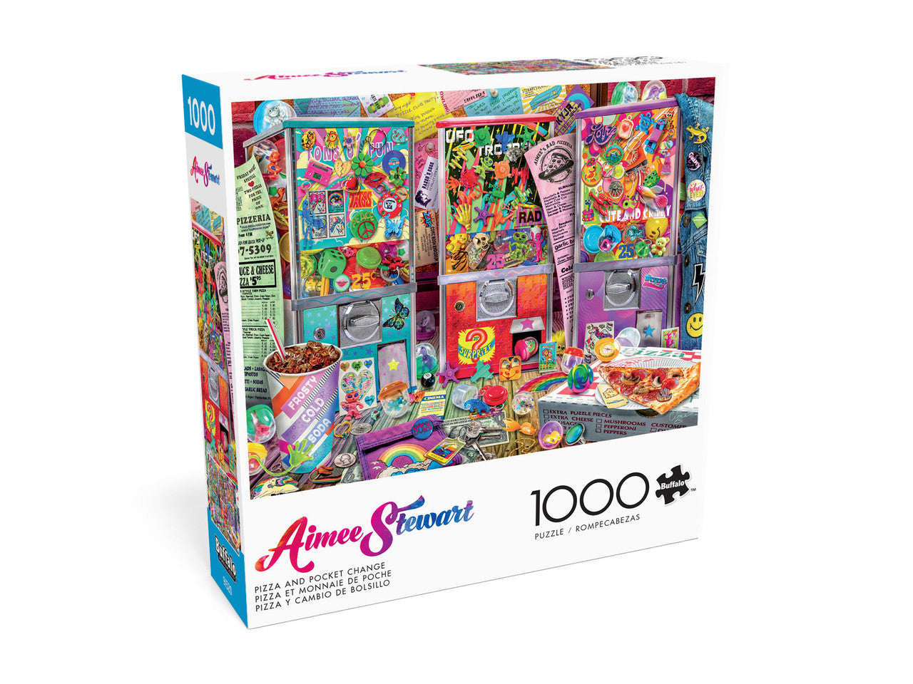 Aimee Stewart:  Pizza and Pocket Change 1000 Piece Puzzle